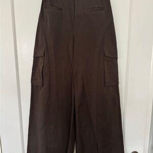 Alo Women's Wide-Leg Brown Pants